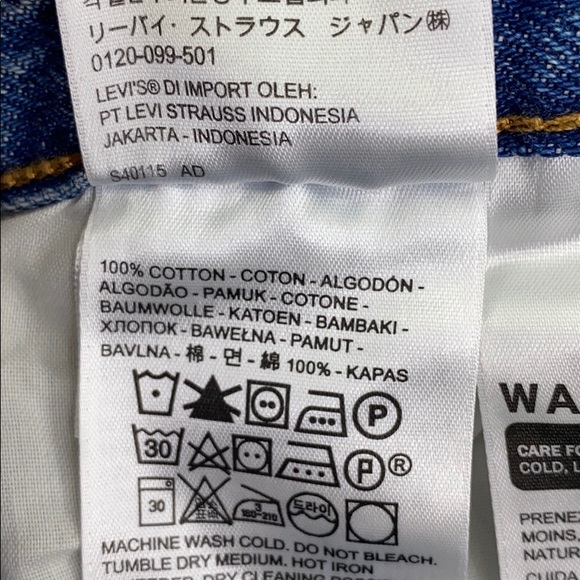 LEVIS Wedgie Icon Fit in Shut Up Button Fly - Picture 11 of 12